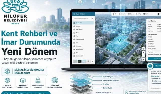 Nilüfer'de Kent Rehberi ve İmar Durumu Sorgulama yenilendi