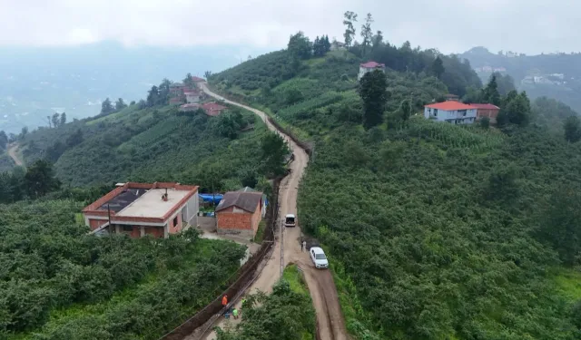 Trabzon Vakfıkebir'de 11 mahalleye içme suyu yatırımı