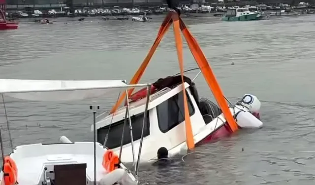 Akçakoca Limanı'nda tekne battı!