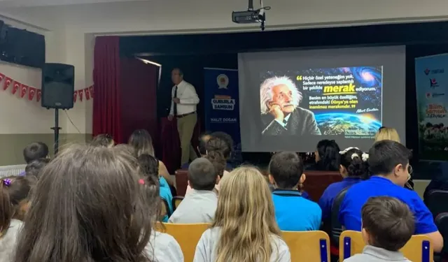Bilim Samsun köy okullarında öğrencilerle buluştu