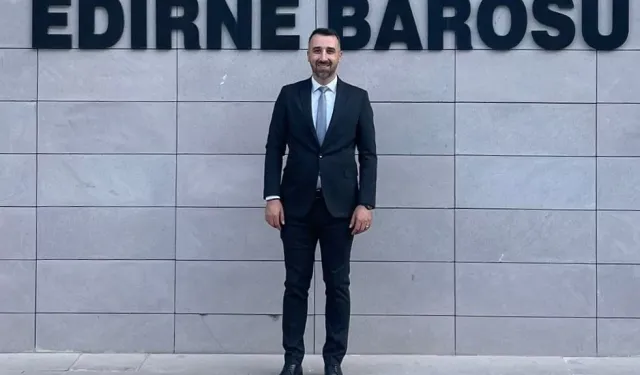 Edirne Barosu'nda Av. Taner Balta Başkan Vekili oldu
