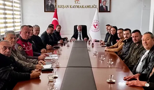 Keşan İlçe Spor Güvenlik Kurulu toplandı