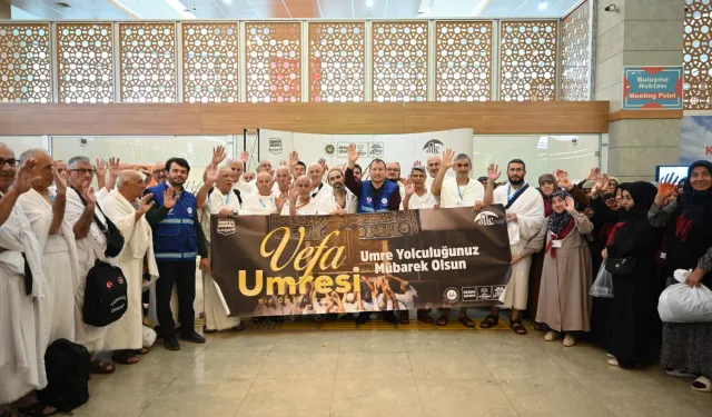 'Vefa Umresi Projesi'nde üçüncü kafile dualarla uğurlandı