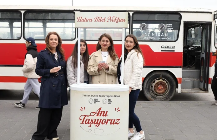 Balıkesir'de toplu taşıma gününde geçmişe yolculuk