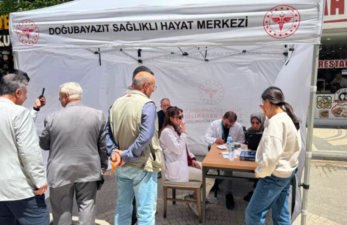 Doğubayazıt İlçe Sağlık'tan sağlıklı yaşama örnek çalışma