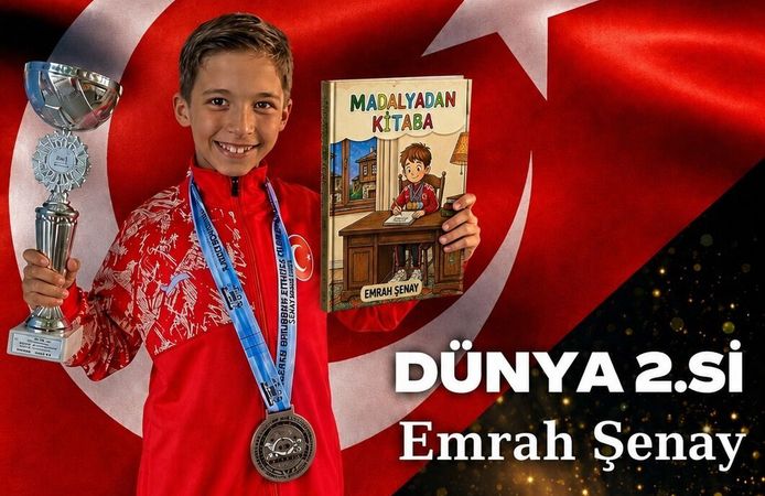 8 yaşında şampiyon, 10 yaşında yazar oldu