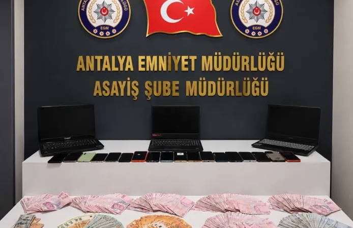 Antalya'da 'son durak' operasyonu! 14 tutuklama