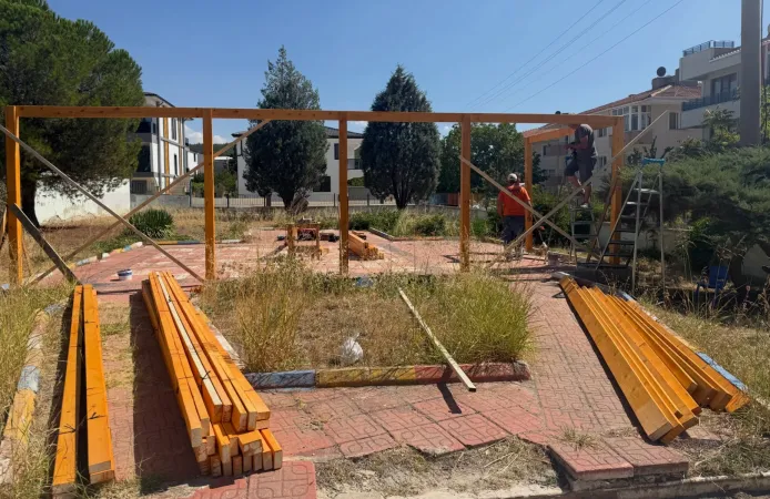 Keşan'da merhum Vahit Ersöz'ün anısına açık hava anasınıfı projesi