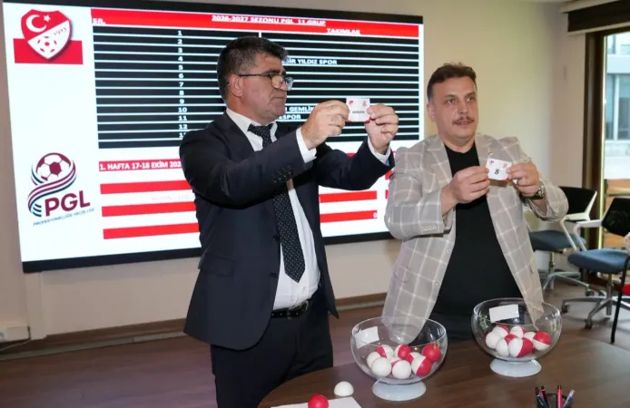 Profesyonelliğe Geçiş Ligi'nde fikstür çekildi! Sezon 17 Ekim'de başlıyor