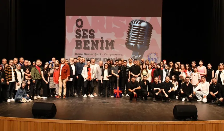 Bursa Mustafakemalpaşalı gençler “O Ses Benim” sahnesinde buluştu