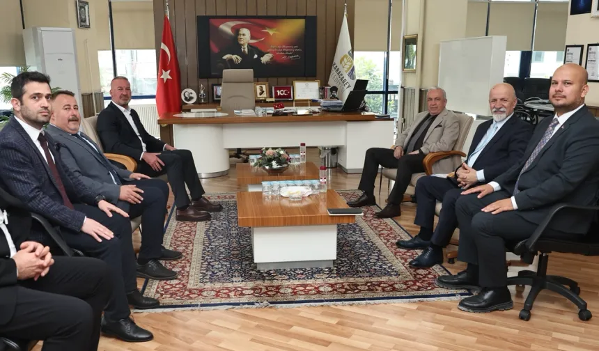 Bursa Nilüfer'den Mustafakemalpaşa ve Karacabey'e iş birliği ziyareti