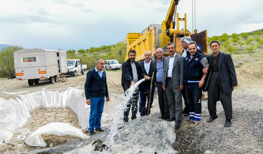 Malatya Meydancık'ta toprak altı sevindirdi
