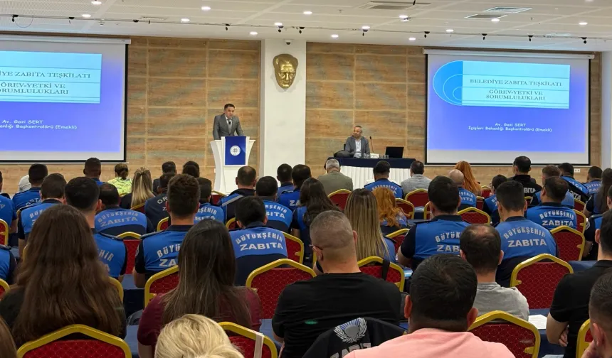 Muğla Büyükşehir'den zabıta personeline hizmet içi eğitim