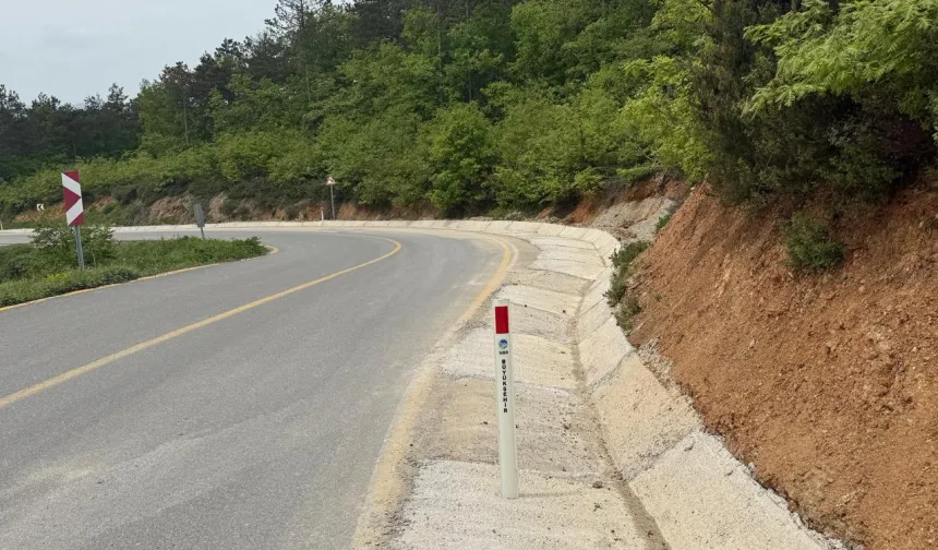 Sakarya’da güvenli ulaşım için 2 ilçeye 20 kilometrelik montaj