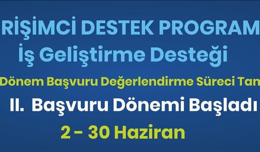 İş Geliştirme Desteği II. Dönem Başvuruları Başladı