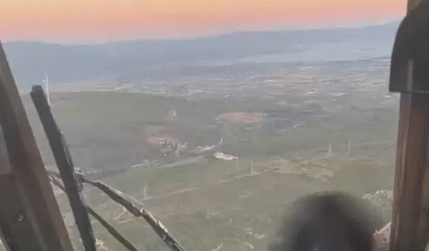 İzmir Urla’daki orman yangını kontrol altında