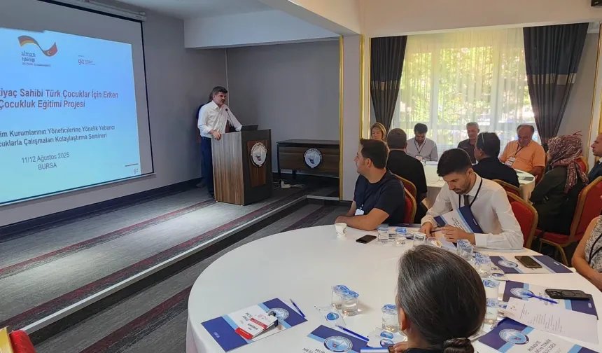 Bursa’da okul öncesi eğitimde yabancı uyruklu çocuklar için seminer
