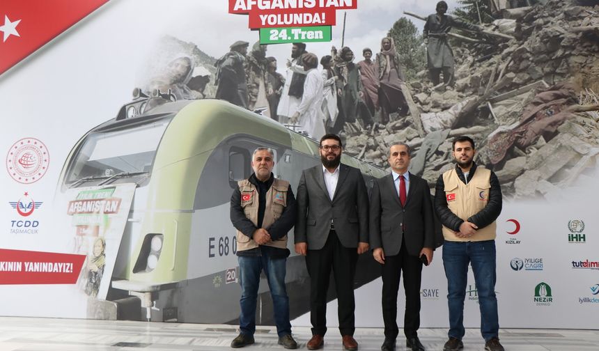 Cansuyu’nun Katkıda Bulunduğu Yardım Treni Yola Çıktı