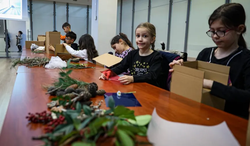 Çocuklar bir günlüğüne mimar oldu