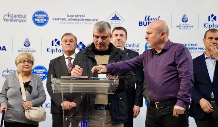 İstanbul Çatalca'da kentsel sözleşmeler imzalandı