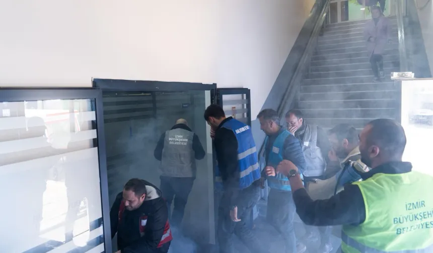 İzmir Büyükşehir personeli afetlere hazırlandı