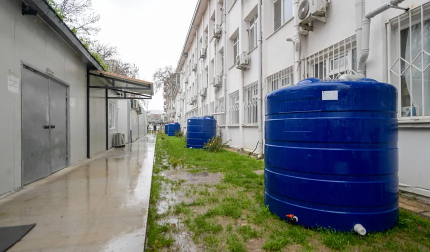 İzmir'de yağmur suyu boşa gitmiyor!