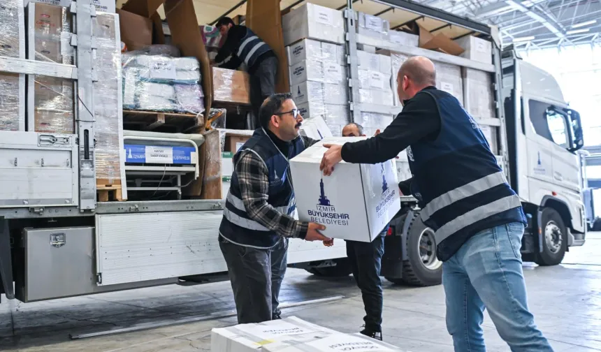 İzmir'den Hatay'a dayanışma köprüsü