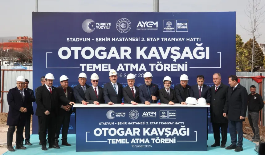 Konya'da Otogar Kavşağı'nın temeli atıldı