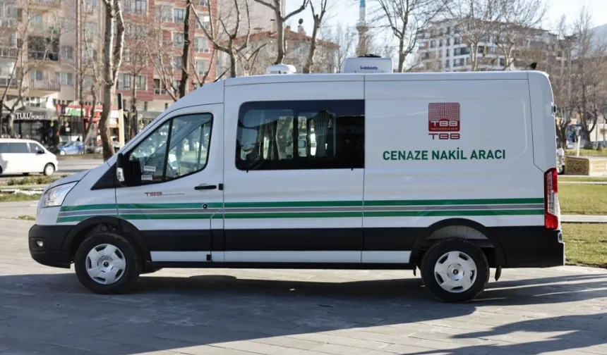 Kütahya'ya TBB'den cenaze nakil aracı hibesi