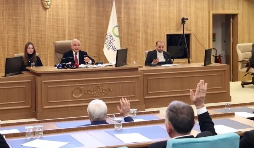 Ordu Şubat Meclisi'nde yatırımlar masaya yatırıldı