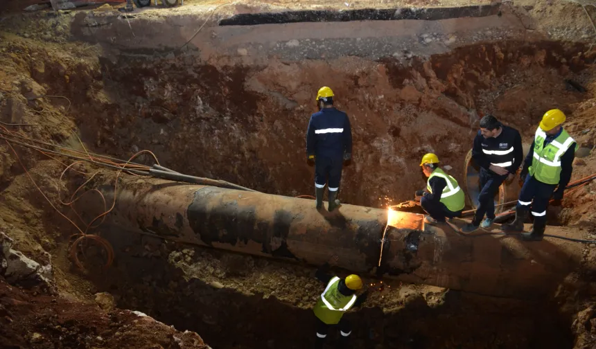 Antalya'da Duraliler 1 Ana İsale Hattı yeniden düzenlendi