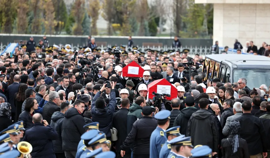 ASELSAN şehitleri Ankara'da son yolculuğuna uğurlandı
