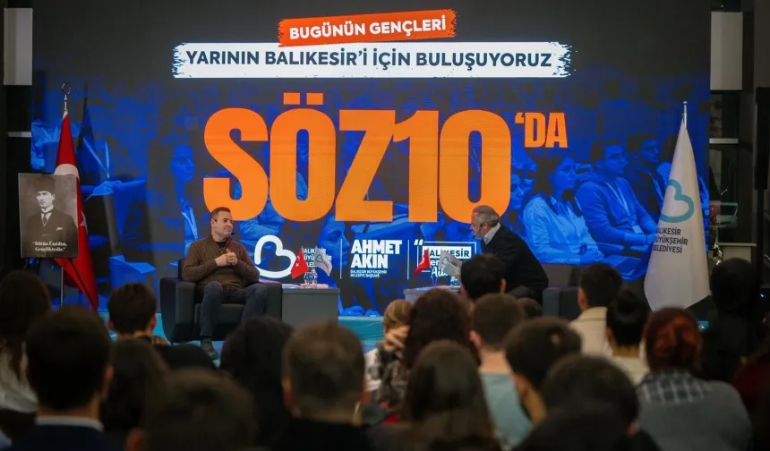 Başkan Akın gençlerle Balıkesir'in yarını için buluştu