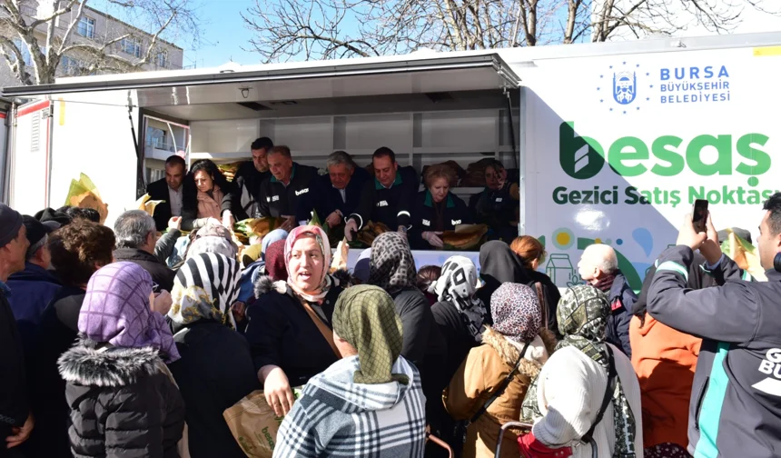 BESAŞ pideleri Yenişehirlilere dağıtıldı