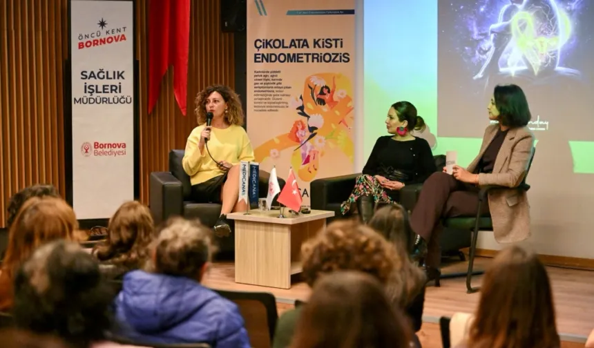 Bornova'da kadınlar deneyimlerini paylaştı, uzmanlar endometriozisi anlattı