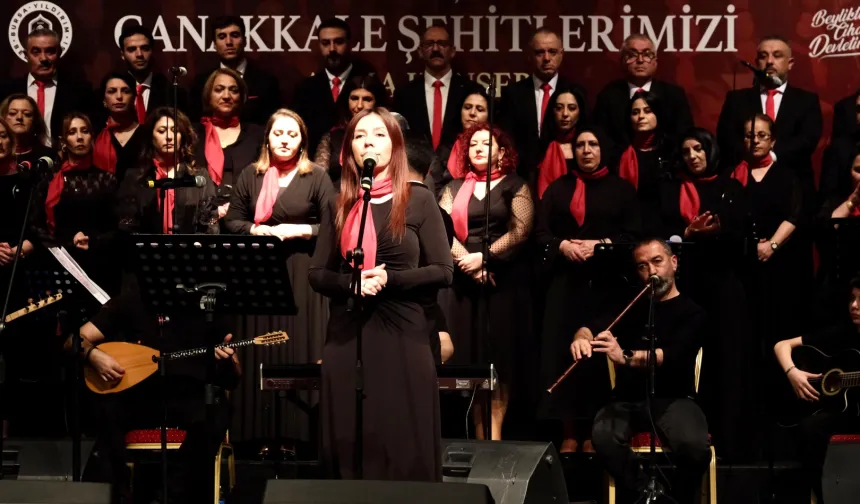 Bursa Yıldırım'da Çanakkale ruhu türkülerle yaşatıldı