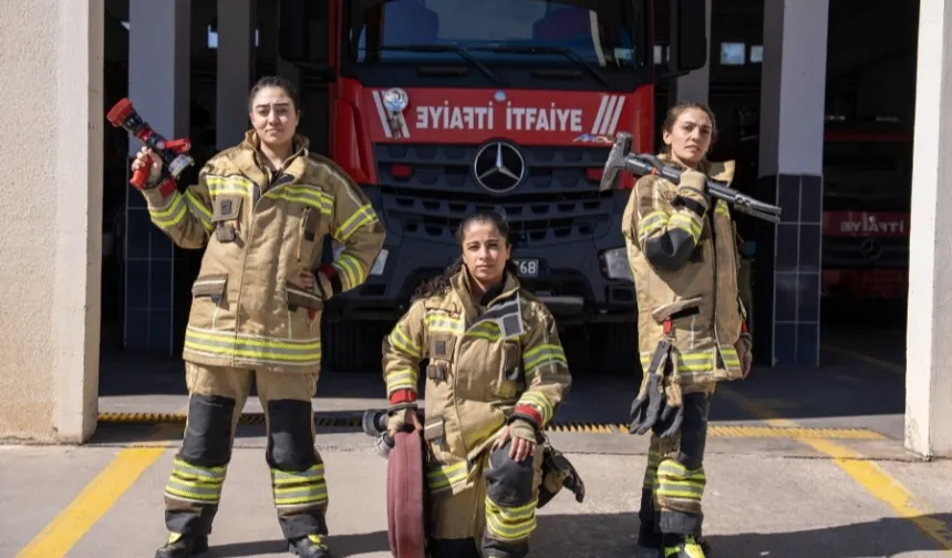 Diyarbakır İtfaiyesi'nde kadınlar tabuları yıkıyor