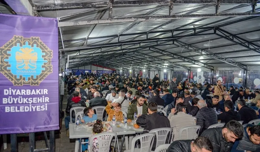 Diyarbakır'da ramazanda 230 bin kişiye iftar hizmeti
