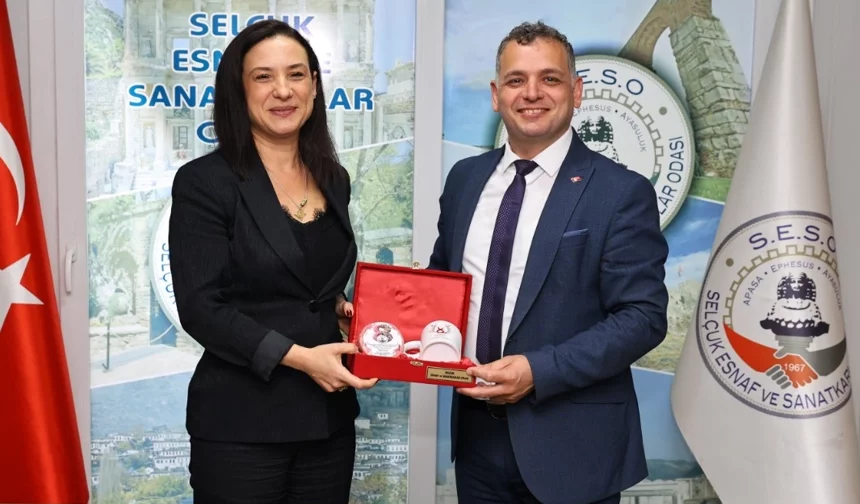 Efes Selçuk'ta Başkan Sengel'den oda başkanlarına nezaket