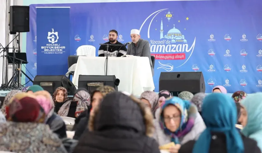 Gebze'de Ramazan ayı mukabele ile taçlanıyor