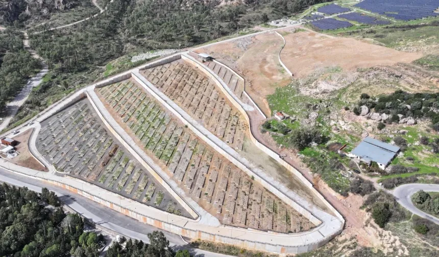 İzmir mezarlığına 70 futbol sahası büyüklüğünde yeni alan