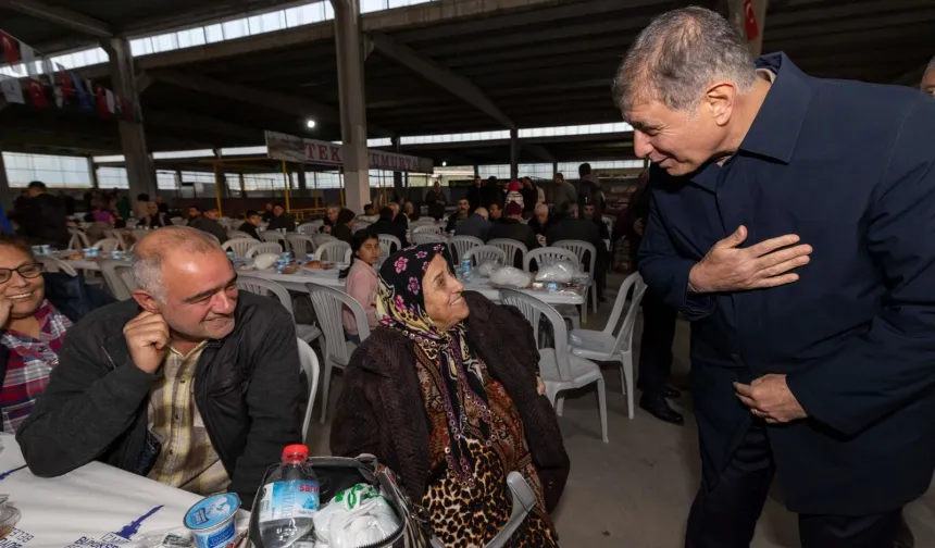 İzmir'in gönül sofrası bu kez Menemen'de kuruldu