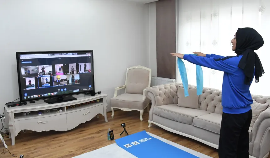 Kadınlara özel 'Online Spor' kayıtları başladı