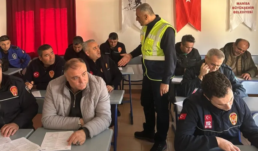 Manisa'da personele güvenli çalışma eğitimi verildi
