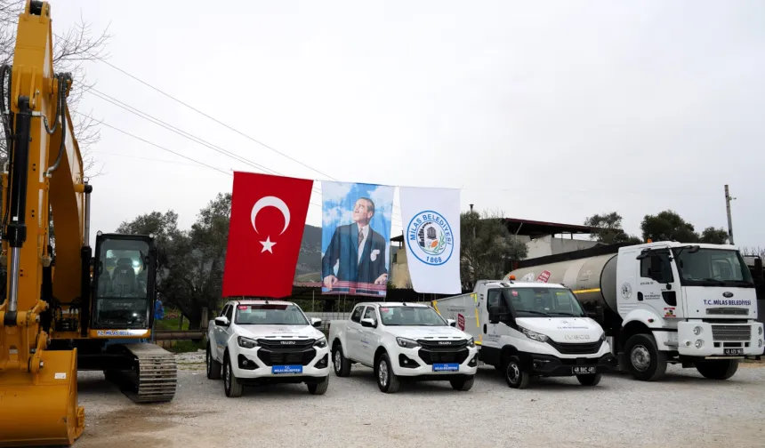 Muğla'da Milas Belediyesi araç filosunu güçlendirdi