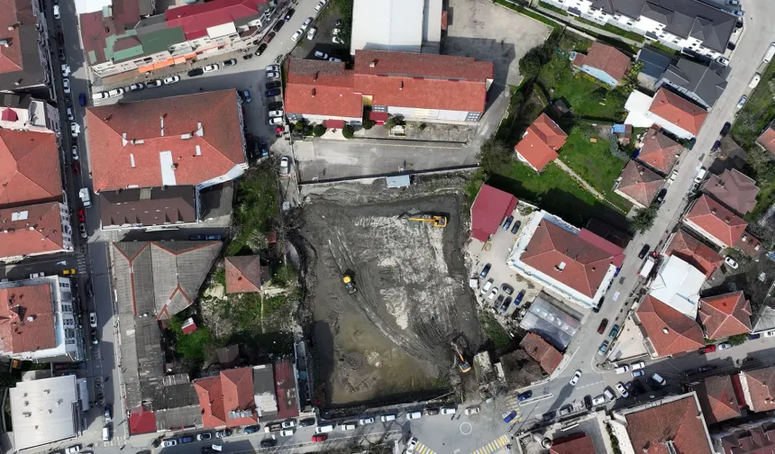 Sakarya Sapanca Meydan'da çalışmalar başladı