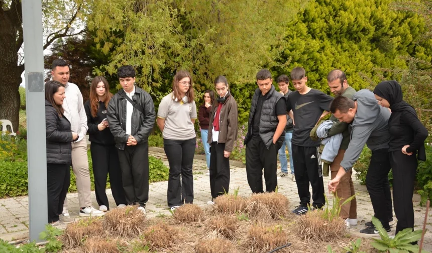 Balıkesir'de öğrenciler doğanın inceliklerini öğreniyor