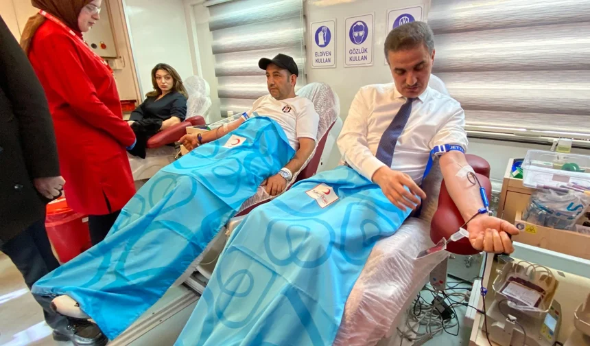 Erzurum'da kan bağışına yoğun destek