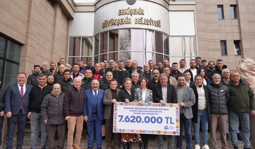 Eskişehir'de amatör spora 7 milyon 620 bin TL destek