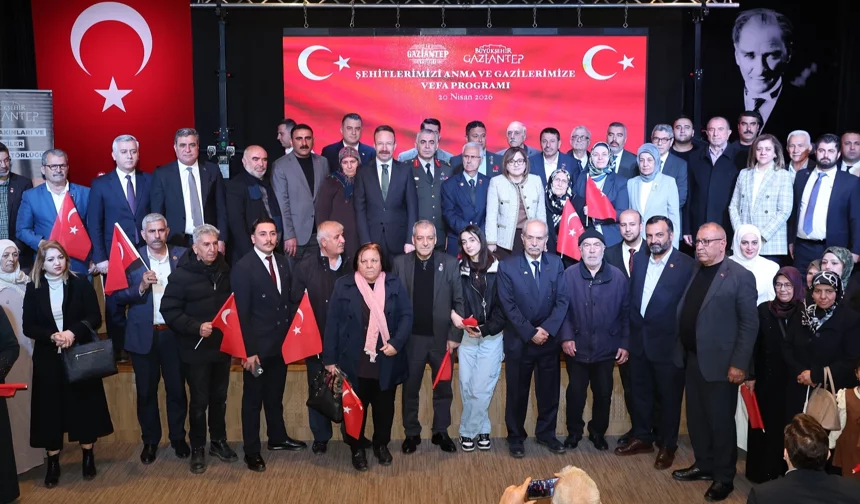 Gaziantep'te Başkan Şahin şehit aileleri ve gazilerle buluştu